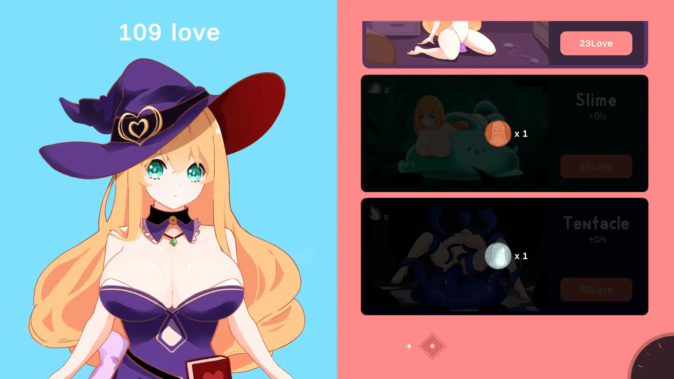 【日系SLG/2D/官中】乳揺clicker！见习魔女-淫魔的试炼 官方中文版【PC/0.1G】 封面图 2